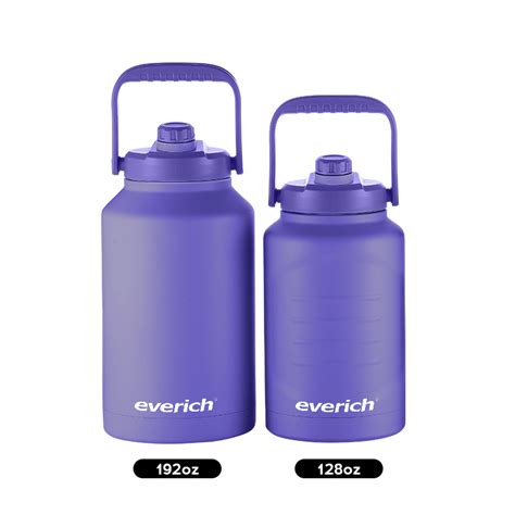 Everich Vacuum Growler Stainless Steel Insulated Water Bottle Custom