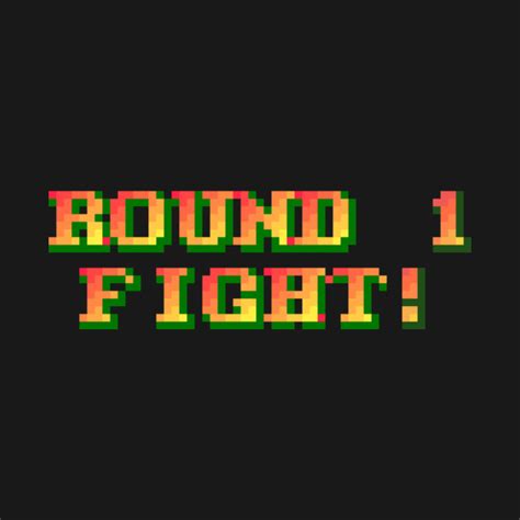 Street Fighter - Round 1 One Fight! - Street Fighter 2 - T-Shirt ...