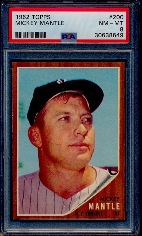 1962 Topps Baseball Official Psa Thread — Collectors Universe