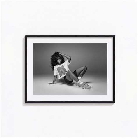 Sza Posters Sza Black And White Wall Art Magazine Posters Album