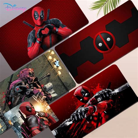 Disney Deadpool Mousepad Girl Pad Keyboards Mat Rubber Gaming Mousepad