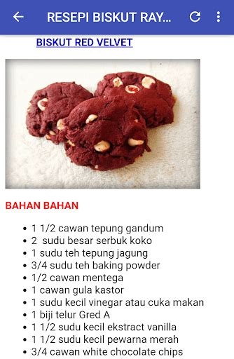 Biskut Red Velvet Azlina Ina Biskut Red Velvet Si Baldu Merah I M In