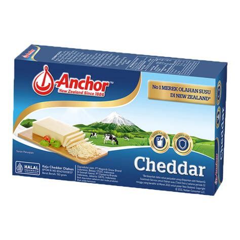 Anchor Cheddar Block Cheese Asli New Zealand 150 G Lazada Indonesia