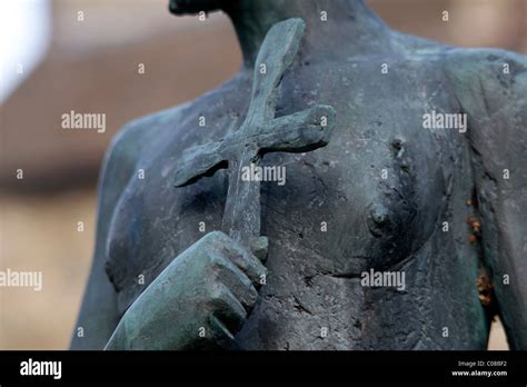 The Statue Of St Edmund By Dame Elizabeth Frink Was Commissioned In