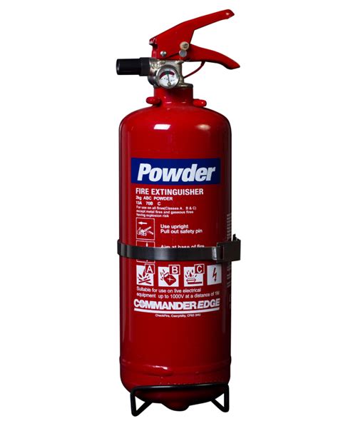 CommanderEDGE 2kg ABC Dry Powder Fire Extinguisher CheckFire Group