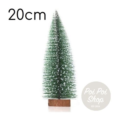 Jual Pohon Natal Mini Christmas Tree Green Snow Hiasan Dekorasi Meja