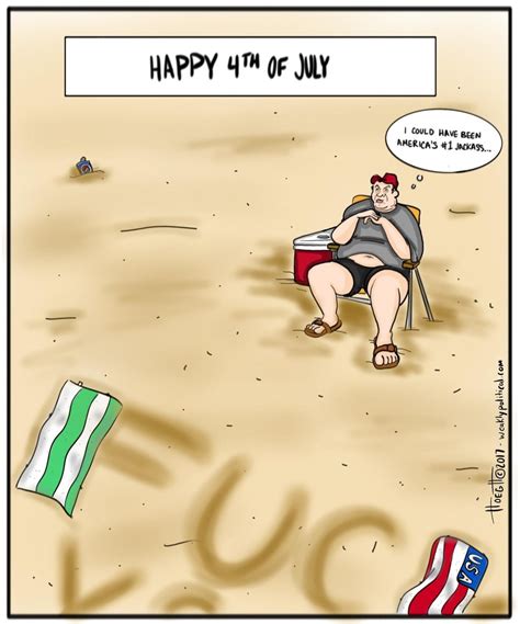 Cartoon: Happy 4th of July from Chris Christie!