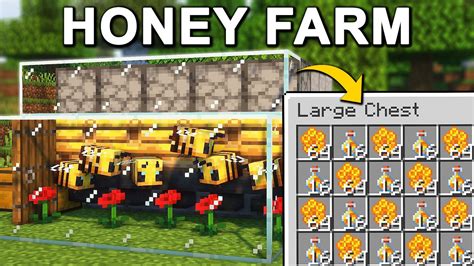 The Best Honey Farm In Minecraft 1 21 Tutorial Youtube