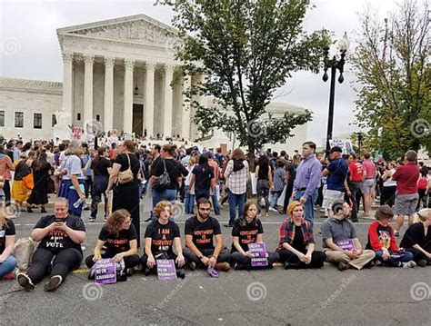 Washington Dc October 06 2018 Supreme Court Protests Again