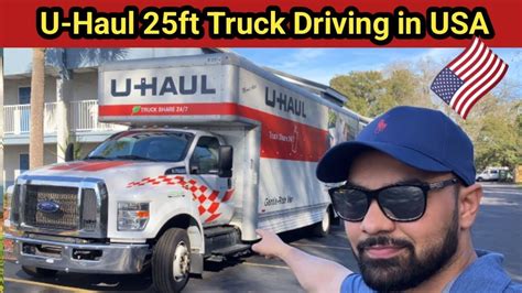 Truck Driver In Usa Driving U Haul Truck In America How To Rent U