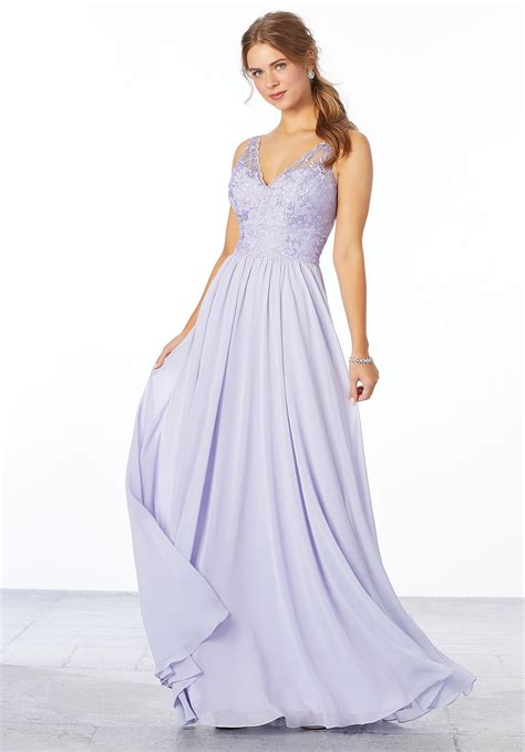 Dress Mori Lee Bridesmaids Spring 2020 Collection 21656 Chiffon