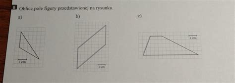 Oblicz Pole Figury Przedstawionej Na Rysunku Brainly Pl