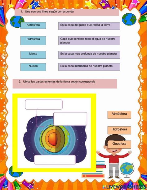 Capas De La Tierra Ciencias De La Naturaleza Activity Artofit