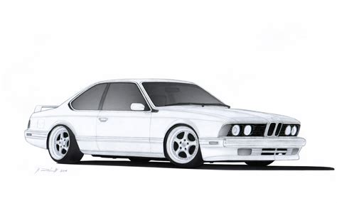 BMW 635 CSi E24 Drawing by Vertualissimo on DeviantArt