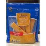 Happy Farms Cheese Sticks Cheddar Calories Nutrition Analysis