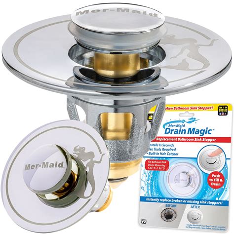 customer reviews  mer maid drain magic universal sink stopper instantly replace broken