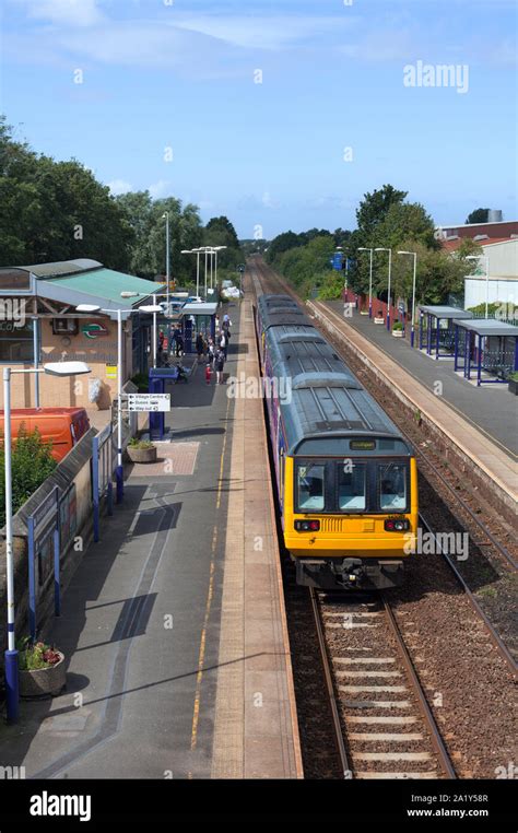 Arriva Northern Rail Class Pacer Trains At Burscough Bridge