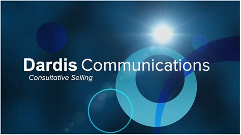 Consultative Selling Dardis Communications