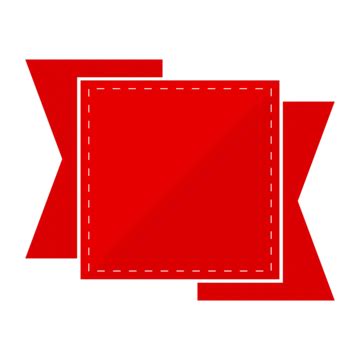 Red Empty Shape Banner Vector Red Empty Shape Png And Vector With