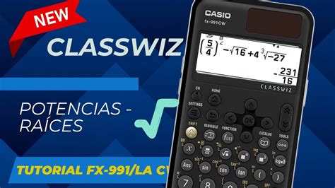 Tutorial Calculadora Casio Classwiz Fx La Cw Parte Ra Ces Y