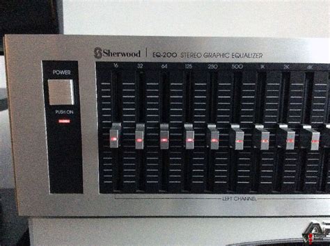 Sherwood Eq 200 Stereo 12 Band Graphic Equalizer 24 Bands Total Mint