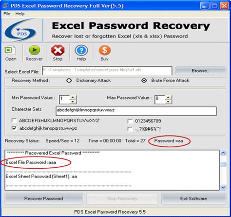 Excel Password Recovery Softwares Free Download Freewares