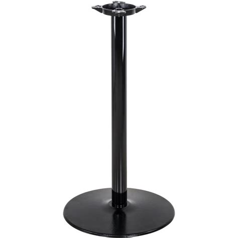 Pcs Black Table Base Round Bar Height Sandtex Coating Stalwart