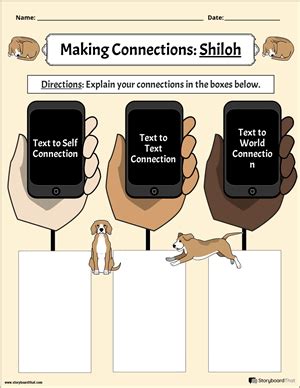Free Making Connections Worksheets At Storyboardthat