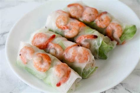 Vietnamese Shrimp Rice Paper Rolls - Sims Home Kitchen