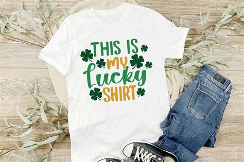 This Is My Lucky Shirt Svg So Fontsy