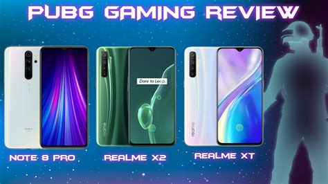 Redmi Note 8 Pro Vs Realme Xt Vs Realme X2 Pubg Gaming Comparison Detailed Review Fps Data🔥🔥