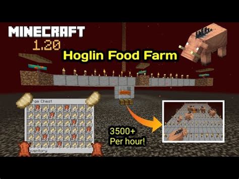 Ultimate Hoglin Food And Leather Farm Tutorial In Minecraft