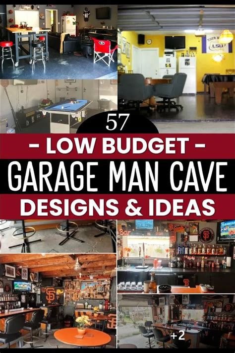 Man Cave Ideas From Garage To Man Cave Hangout On A Budget Man Cave