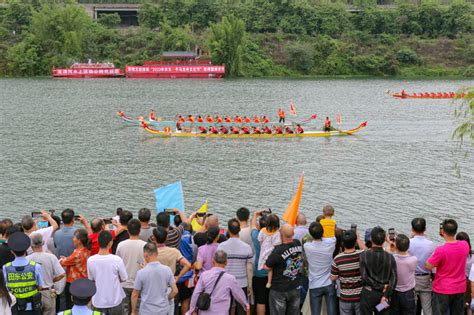 龙舟竞渡闹端午 2023年田东·平马龙舟文化节开幕广西文明网