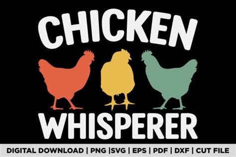 Chicken Whisperer Funny Vintage T Shirt Graphic By Pod Graphix