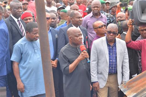 Otti Promises To Rebuild Burnt Ehere Timber Market