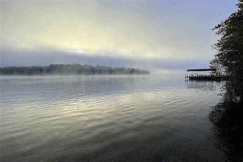 Morning Fog On Lake Winnipesaukee Photograph By Tom Strutz Fine Art