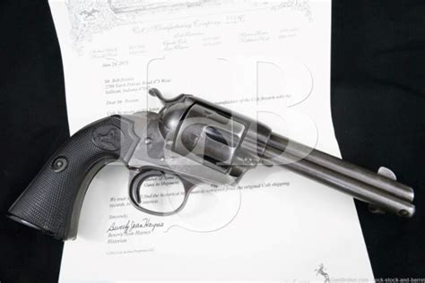 Colt Frontier Six Shooter Bisley Saa 1st Gen 44 40 Wcf Revolver 1899 Candr Lock Stock And Barrel