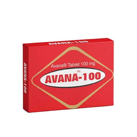 Avana 100mg (Avanafil Tablet) Uses, Dosage, Side Effects