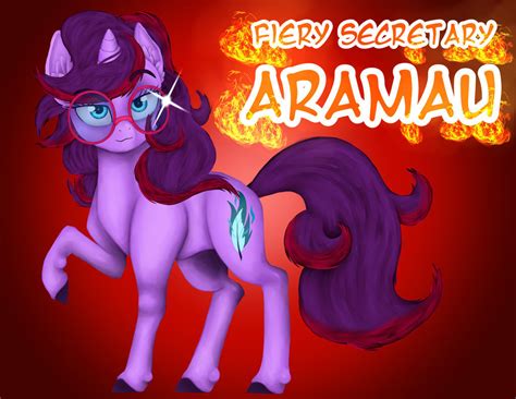 Safe Artist Fuyuko Yuki Oc Oc Aramau Pony Unicorn Fire