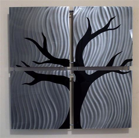 Contemporary Stainless Steel Metal Wall Art Sculpture By Metal Artist