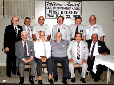 Crew Photos Colorized Uss Mississinewa Ao 59