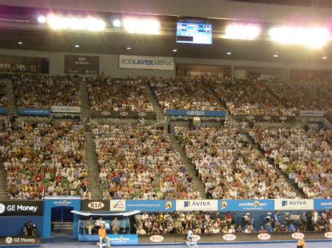 Inside Rod Laver Arena