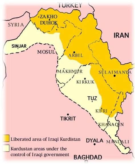 the geographical map of Kurdistan | Download Scientific Diagram