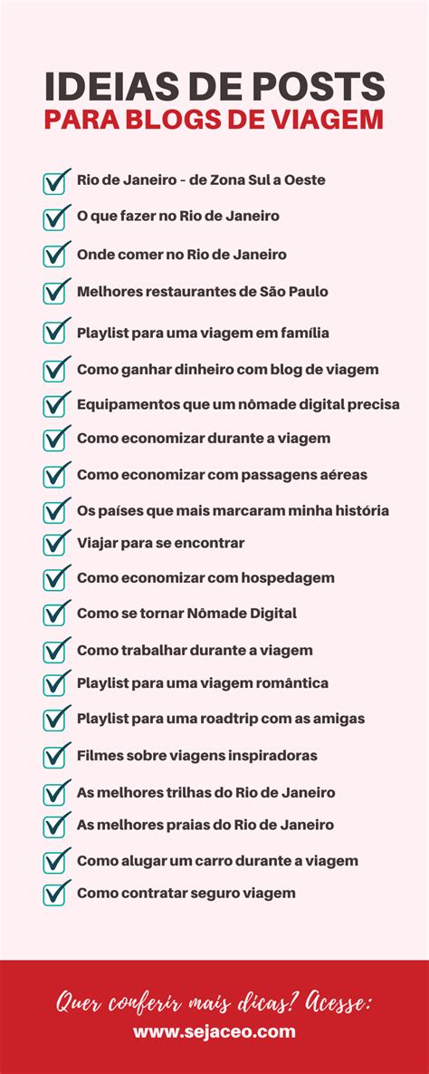 Blog De Viagem Ideias De Posts Agencia De Viagem Viagem Dicas De Blog