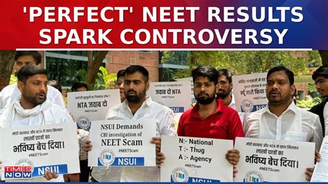 Neet Ug Results Spark Controversy Nsui Students Stage Protest And