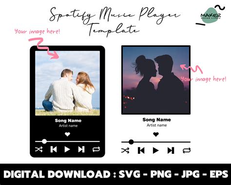 Spotify Template Png 56 Koleksi Gambar