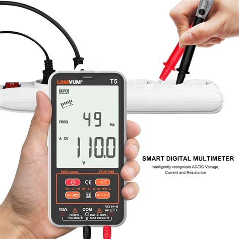 LOMVUM TRUE RMS Multimeter 6000 COUNTS High Precis Grandado