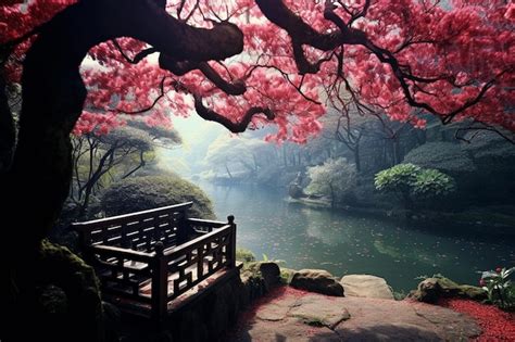 Premium Photo Floral Zen Peaceful Backdrop Gardens