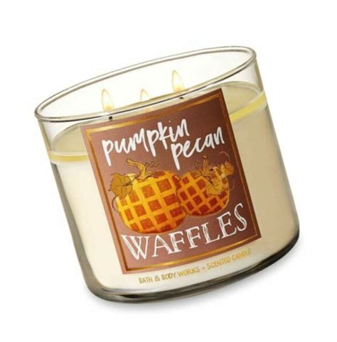 Bath And Body Works Pumpkin Pecan Waffles Candle Large 14 5oz For